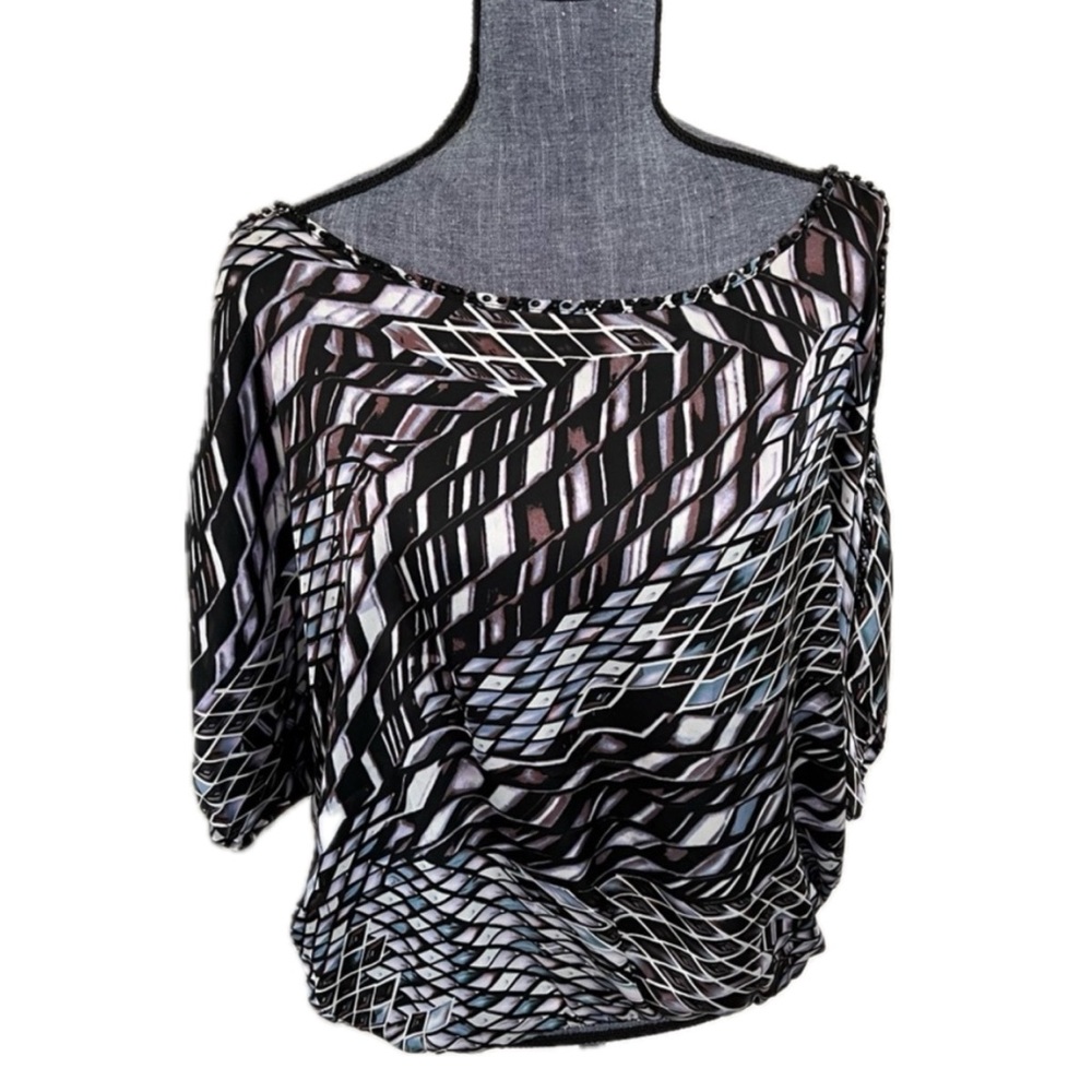 Lovestitch Doman Sleeve Cold Shoulder Top
